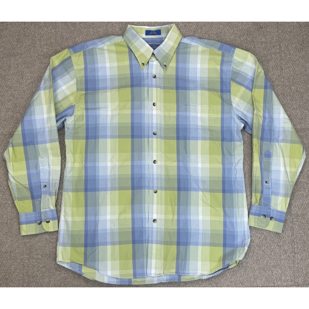 Pendleton Men's Plaid Button Down Long Sleeve Shirt Size Medium